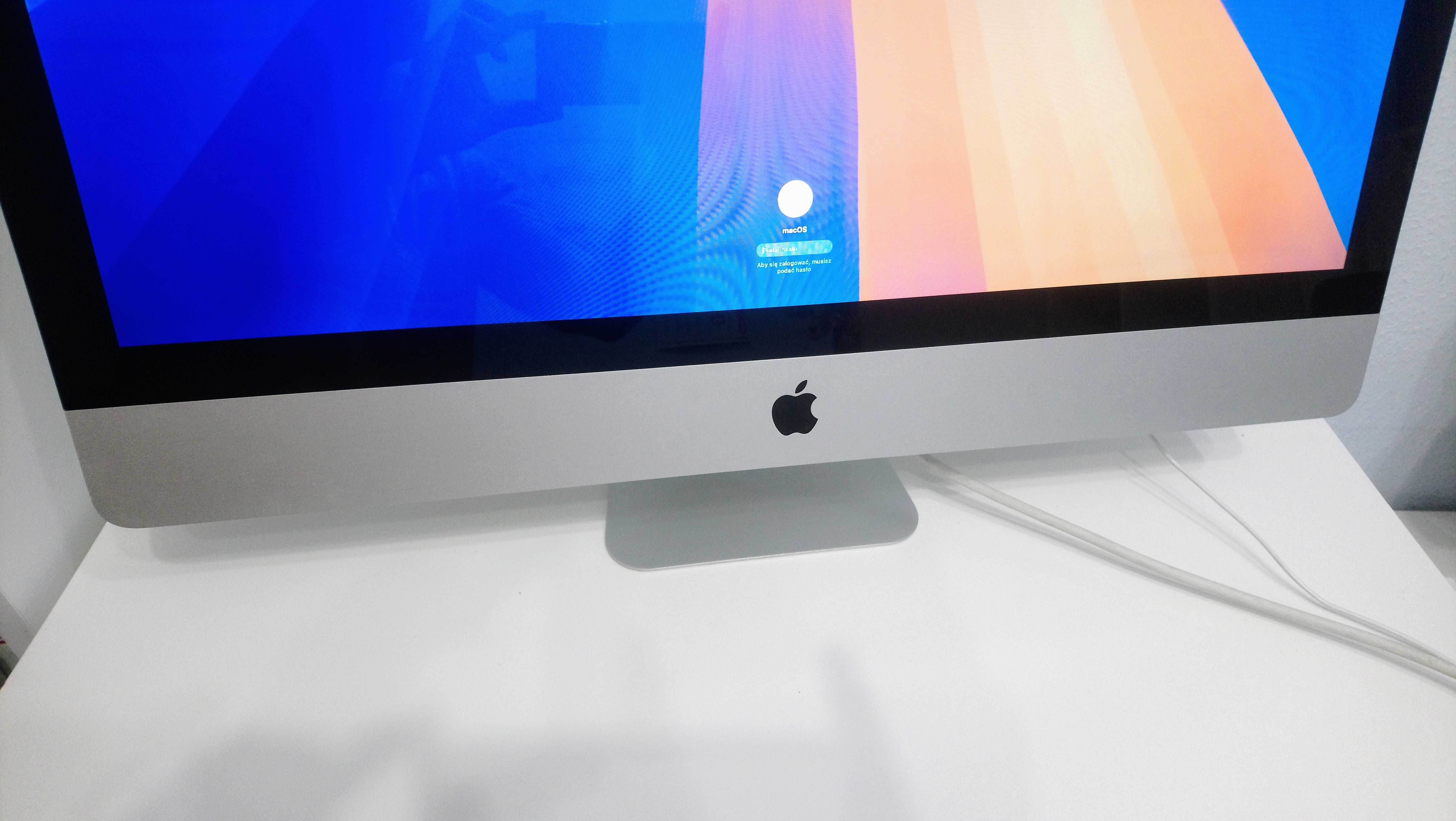iMac 27" i7 20gb SSD+HDD nVidia 2gb Sequoia+Win11 Klaw+Mysz