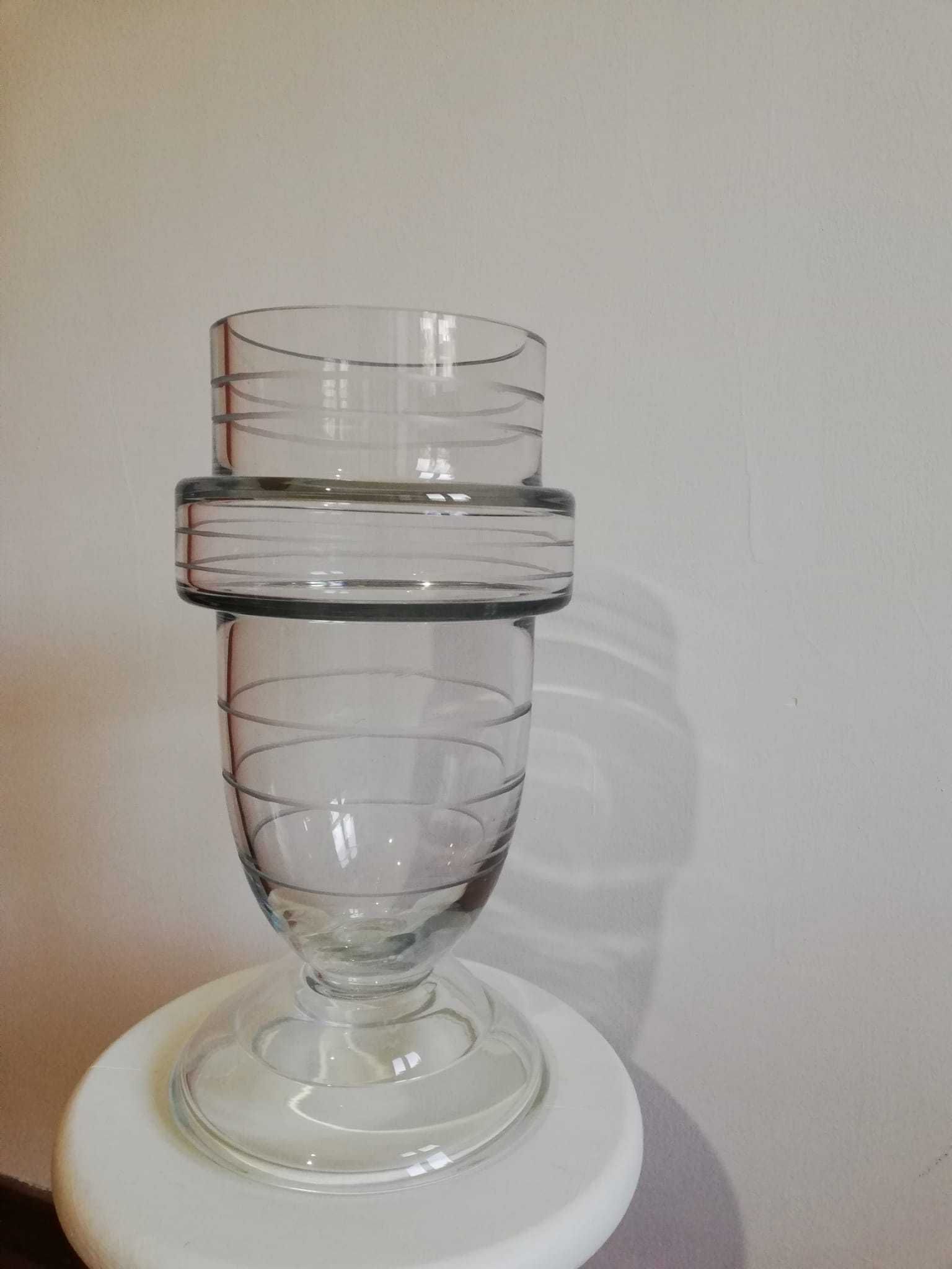 Vaso em cristal português