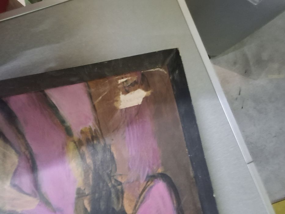 Pintura quadro arte assinado indiano