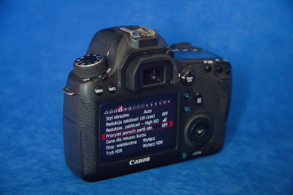 Canon EOS 6D przebieg 59 tys, stan bdb