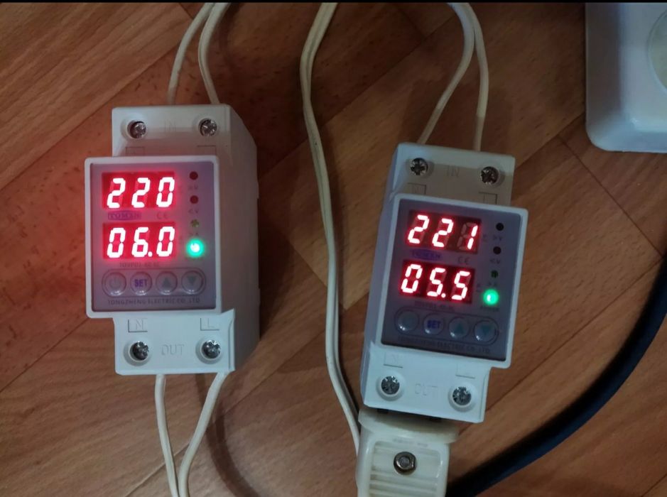 Реле напряжения защиты от перепадов 60 А