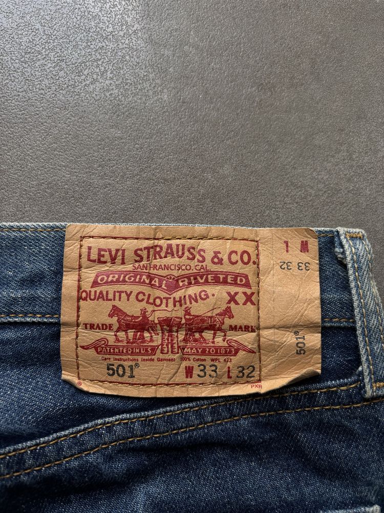 Dzinsy Levis 501 Vintage 33x32