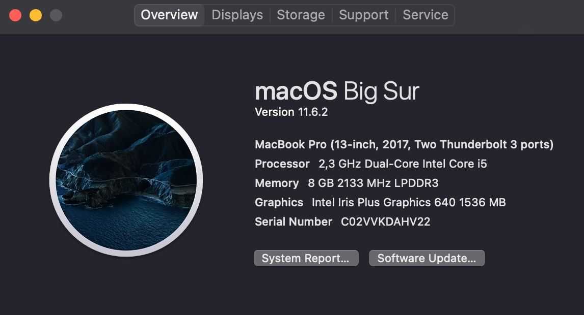 MacBook Pro 13-inch, 2017 8gb 128 gb з дефектом екрану