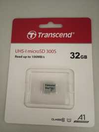 Карта пам'яті Transcend microsd на 32гб 32gb class 10 UHS-I U1