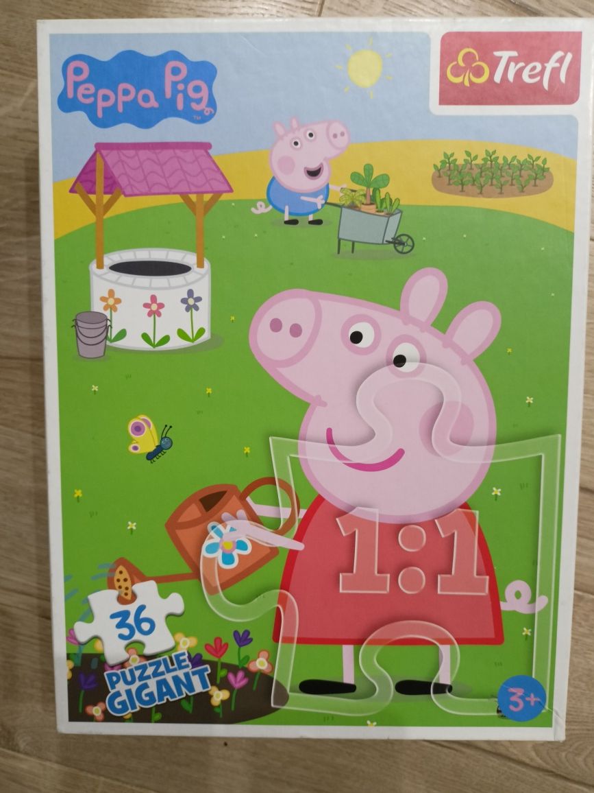 Puzzle dla dziewczynki Peppa i Kraina lodu duże #2 opakowania