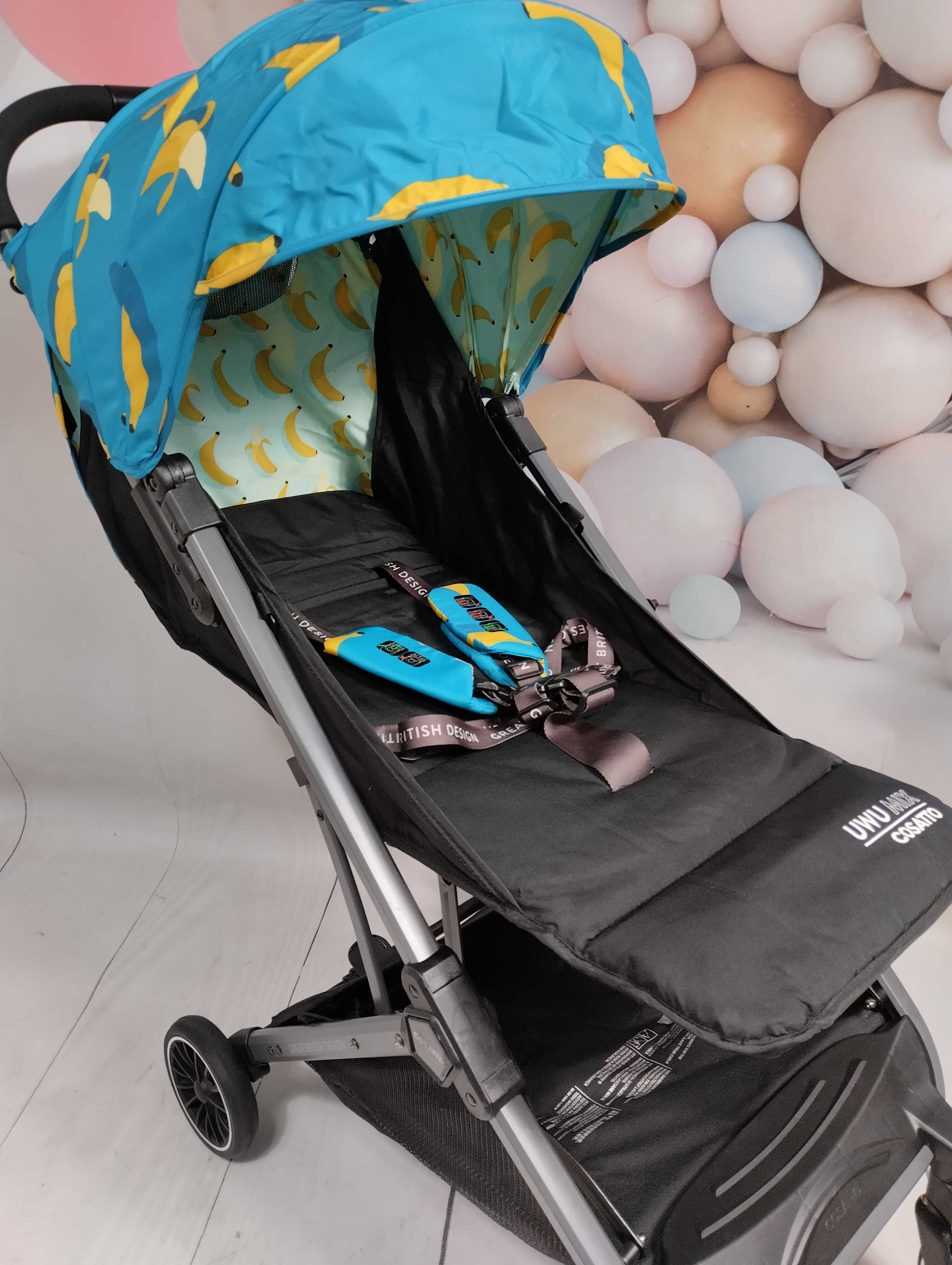 Cosatto Uwu Mix Go Bananas wózek spacerowy spacerówka lekka walizka