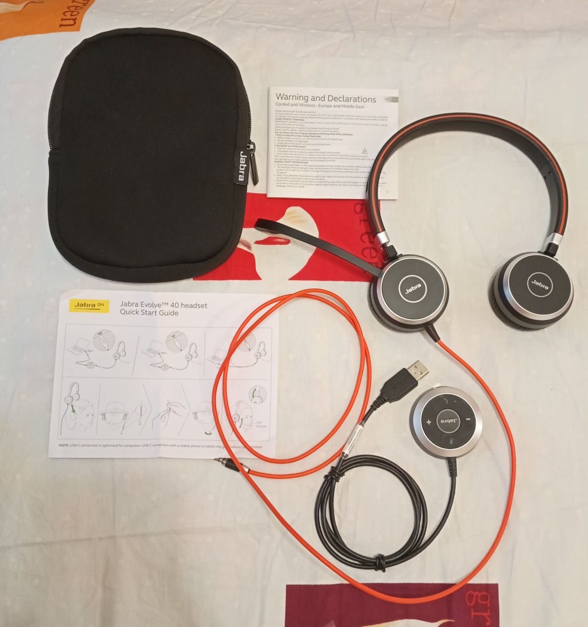 Професійна гарнітура, навушники Jabra EVOLVE 40 headset