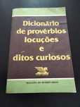 dicionário de provérbios locuções e ditos curiosos