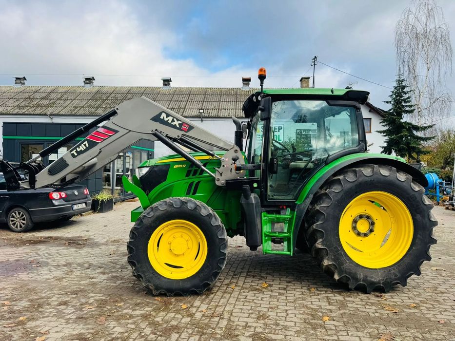 John Deere 6125R  z ładowaczem czołowym MX T417, 4 cylindry 125/145 KM