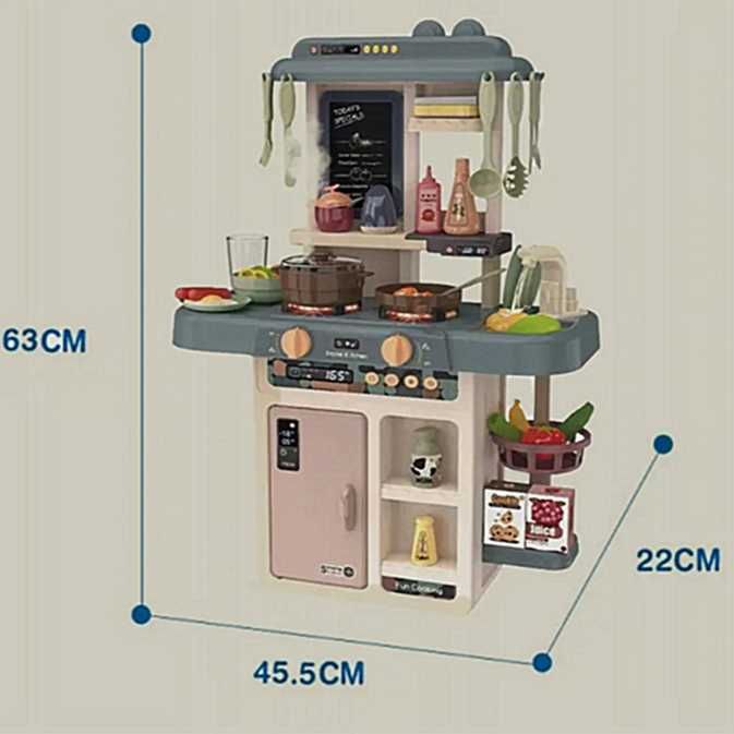 Дитяча інтерактивна кухня з ефектами, 63 см