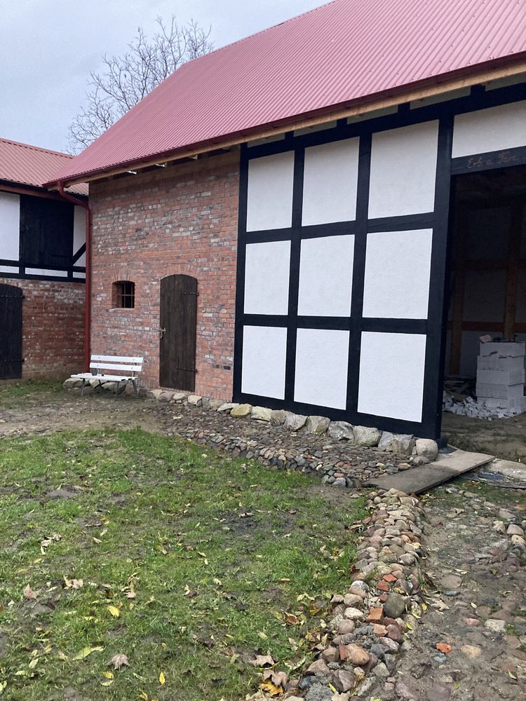 Ściana Szachulcowa ,Mur Pruski ,odrestaurowywanie budynków zabytkowych