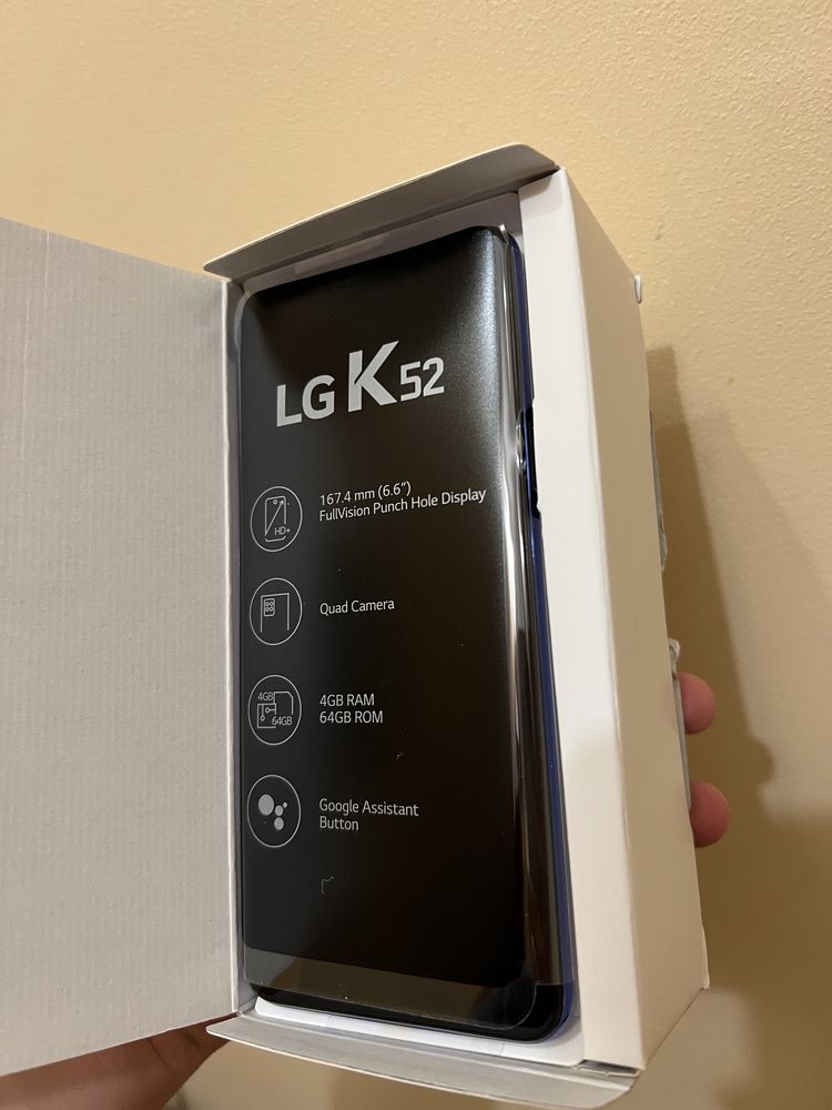 Смартфон LG k52 4/64 2sim blue