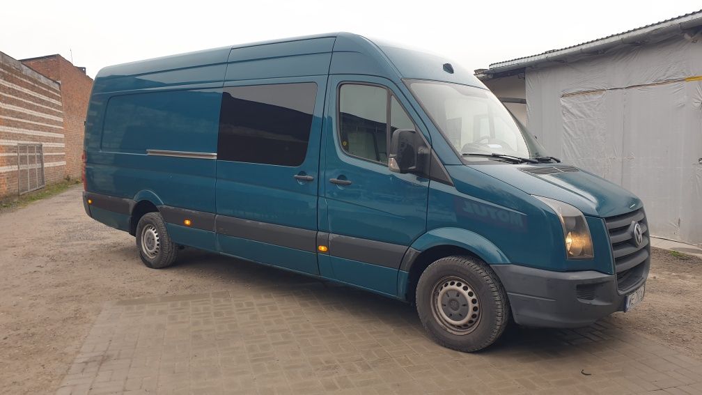 Wynajem Busa VW Crafter Max Long 4.8m Paka Wypożyczalnia Fiat Ducato