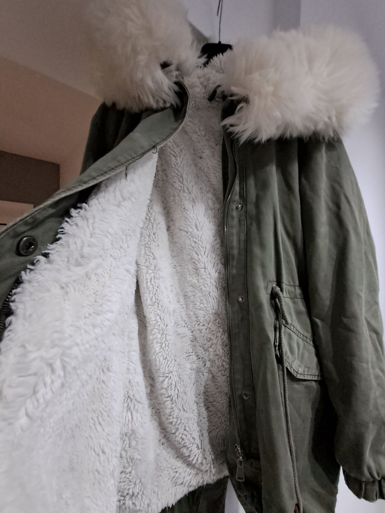 Zimowa kurtka ,,parka,,2w1
