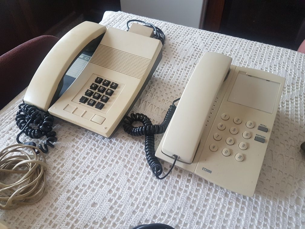 Telefones vintage  a funcionar