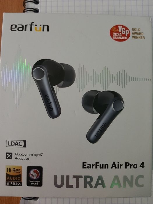 EarFun Air Pro 4 czarne NOWE!