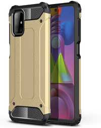 Etui Hybrid Armor do Samsung Galaxy M51 - Złoty