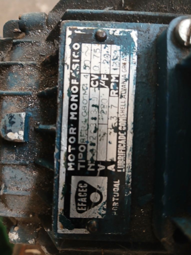 motor  para a betoneira monofasico