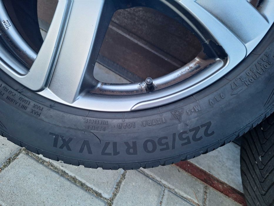 Felgi aluminiowe opony continental Chevrolet Orlando 225/70R17