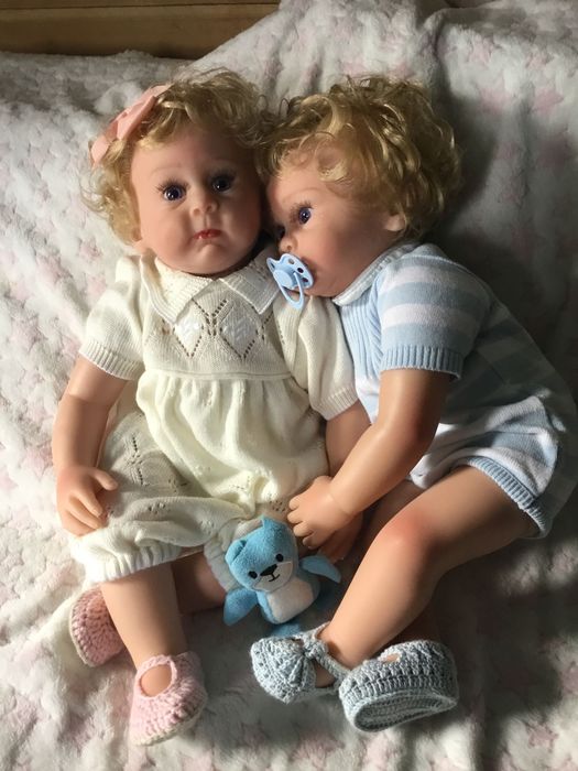 GÉMEOS Boneca bebé reborn(artigos novos)