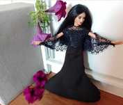 Kostium na halloween dla lalek Barbie