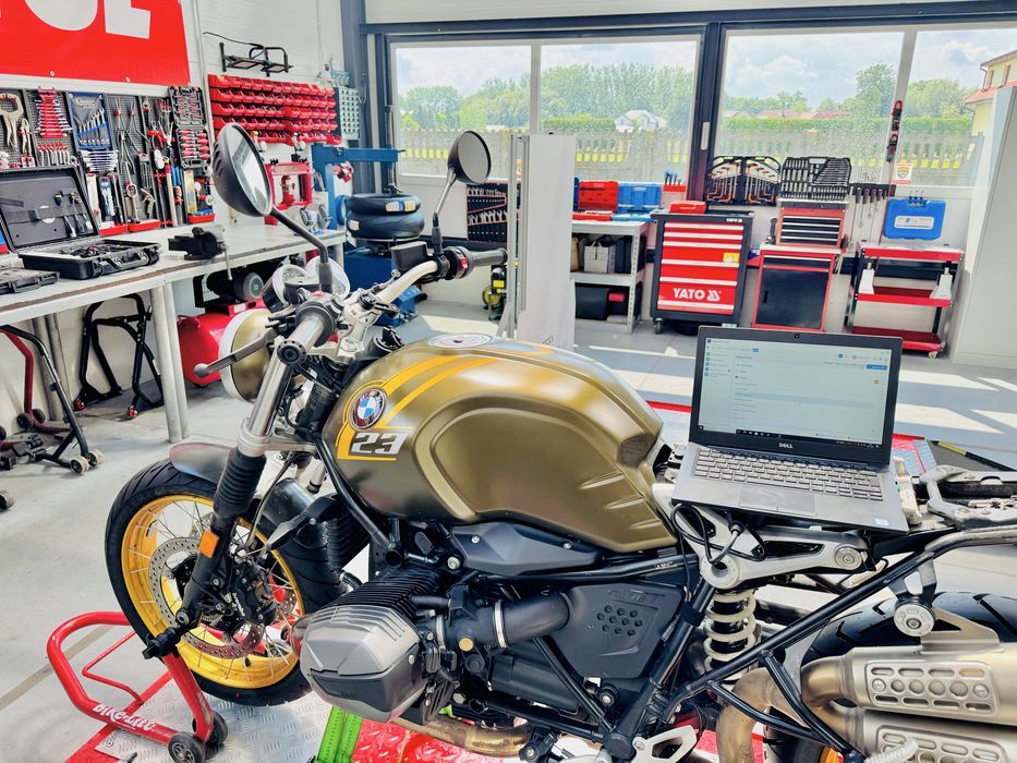 Przegląd przed zakupowy motocykla, diagnostyka, sprawdzenie, geometria