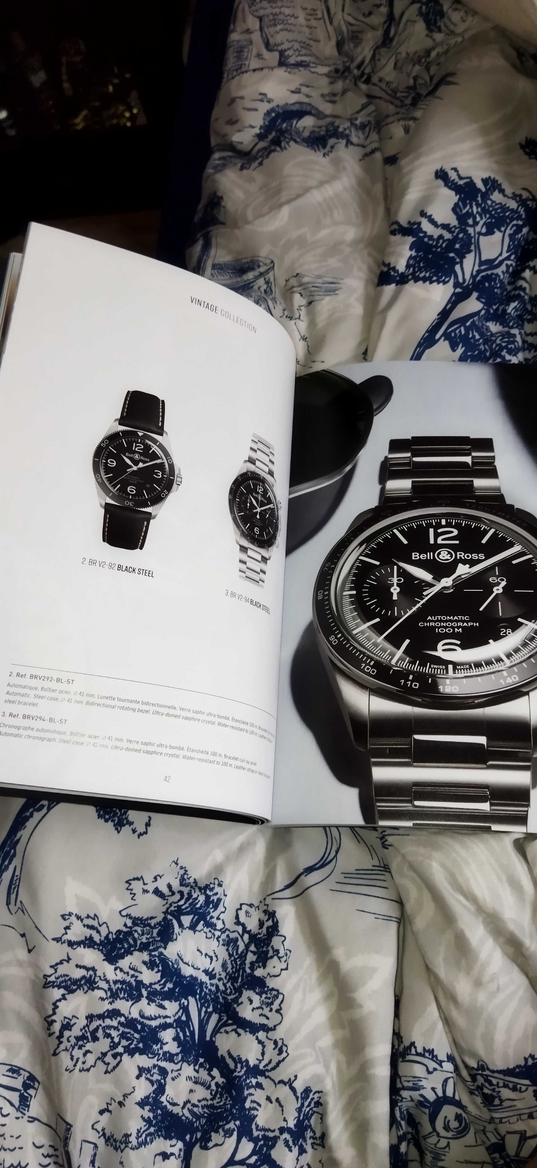 Luksusowy kolekcjonerski katalog zegarków marki BELL&ROSS