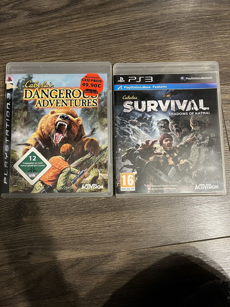 Cabelas dangerous adventures + survival ps3