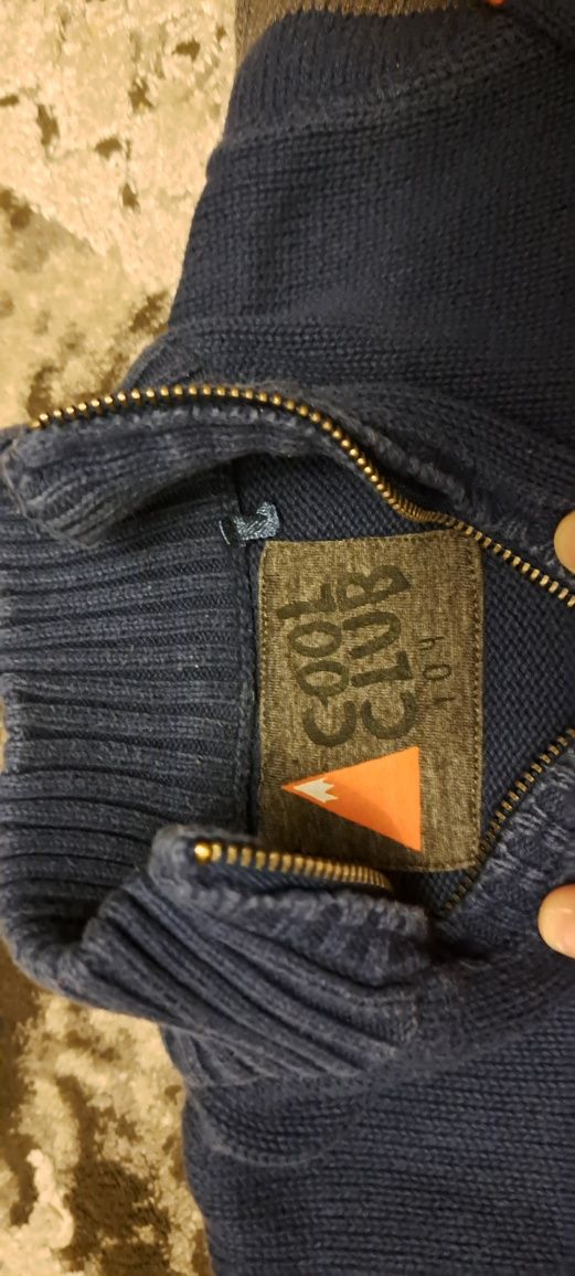 Zestaw trzy swetry bluza kaptur chłopiec dziecko 98/104 coccodrillo sm
