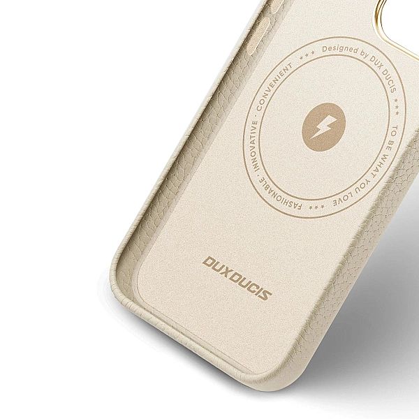 Dux Ducis Roma skórzane etui do iPhone 13 Pro Max elegancki pokrowiec