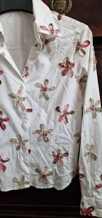 Camisa bordada  Italiana