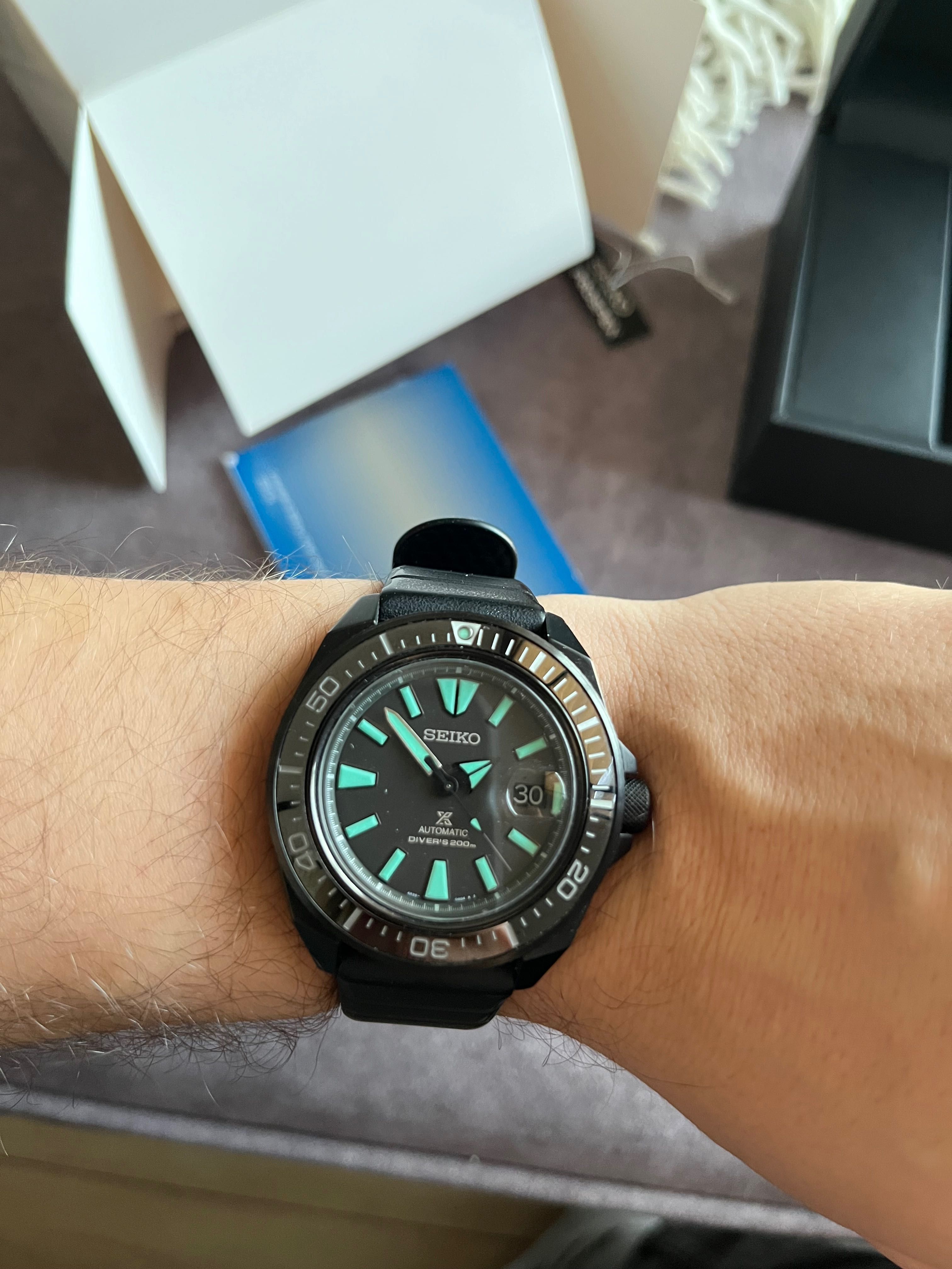 SEIKO Prospex Samurai Automatic Black Series Limited SRPH97K1