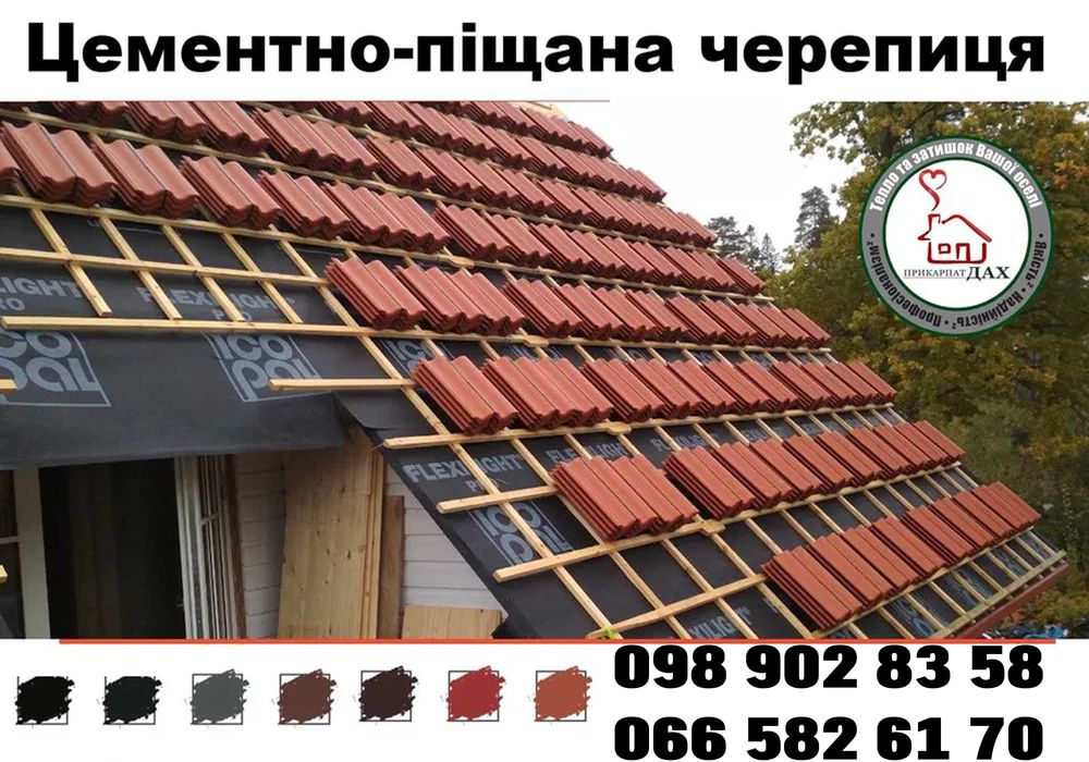 Металочерепиця, Металопрофіль, Фальц, Сайдинг, Ринви, Софіт, Штахетник