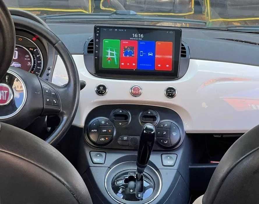 (NOVO) Rádio 2DIN • FIAT 500 (Desde 2007 a 2015) • ABARTH • Android