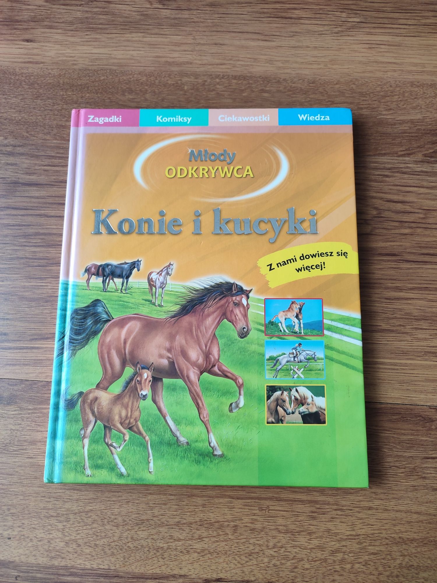 Książka "Konie i kucyki" seria młody odkrywca