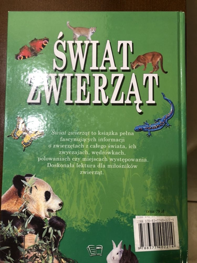 Atlas, książka ilustrowana Świat Zwierząt, nowa