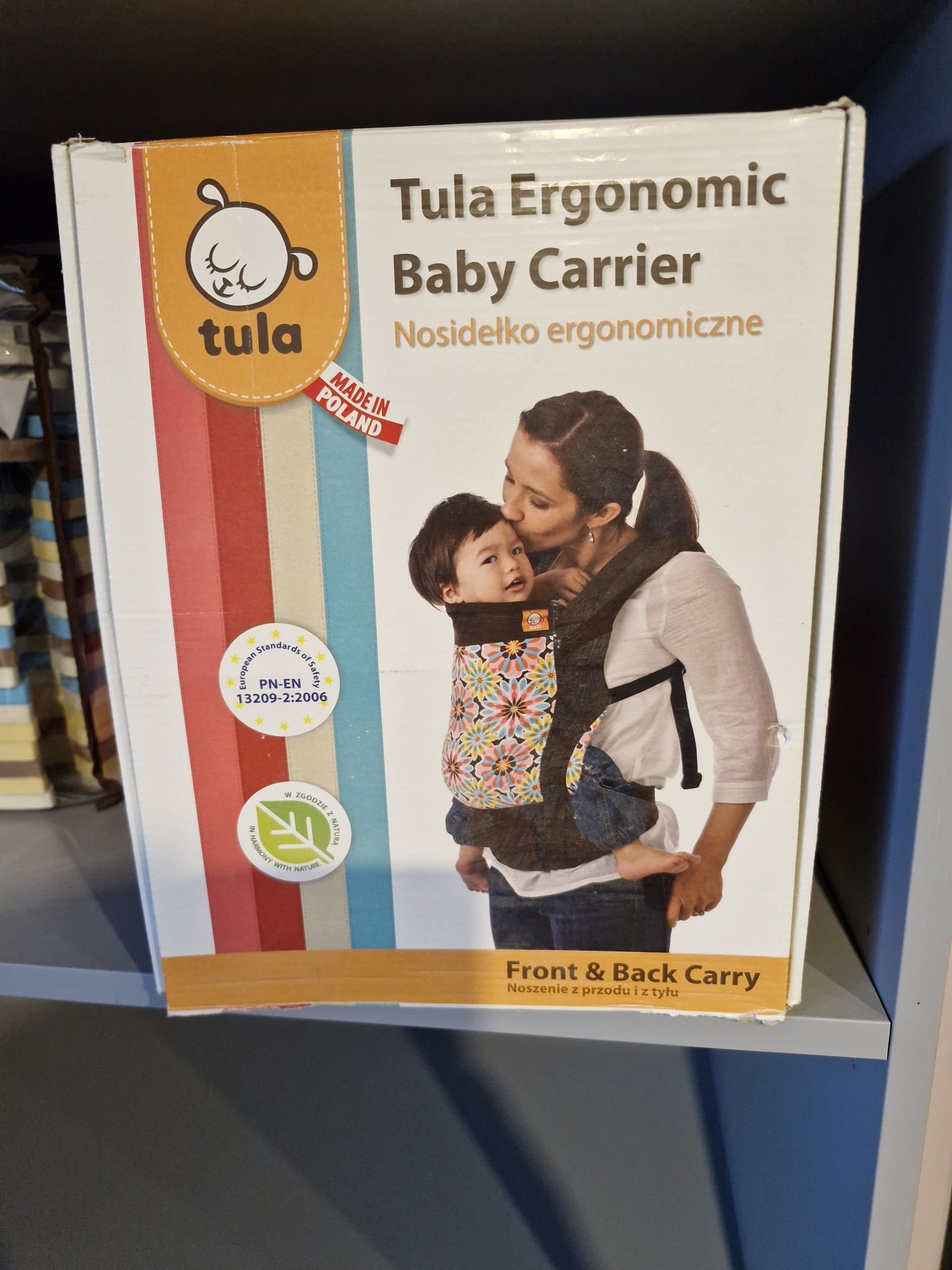 Nosidełko tuła. Przód tył