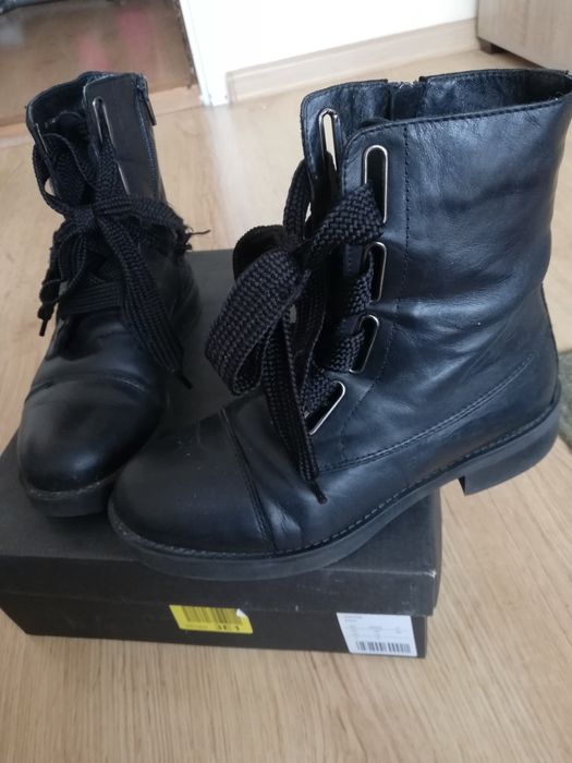 Kozaki, sztyblety Zign r 36 skóra natura, wojas, Lasocki lna, buty na