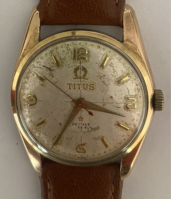 Relógio TITUS Watch Co, mecânico antigo