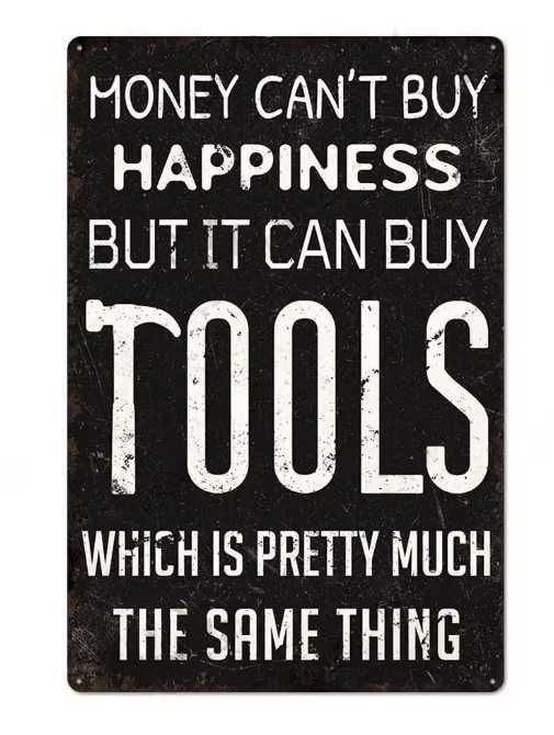 Nowa tabliczka vintage Tools