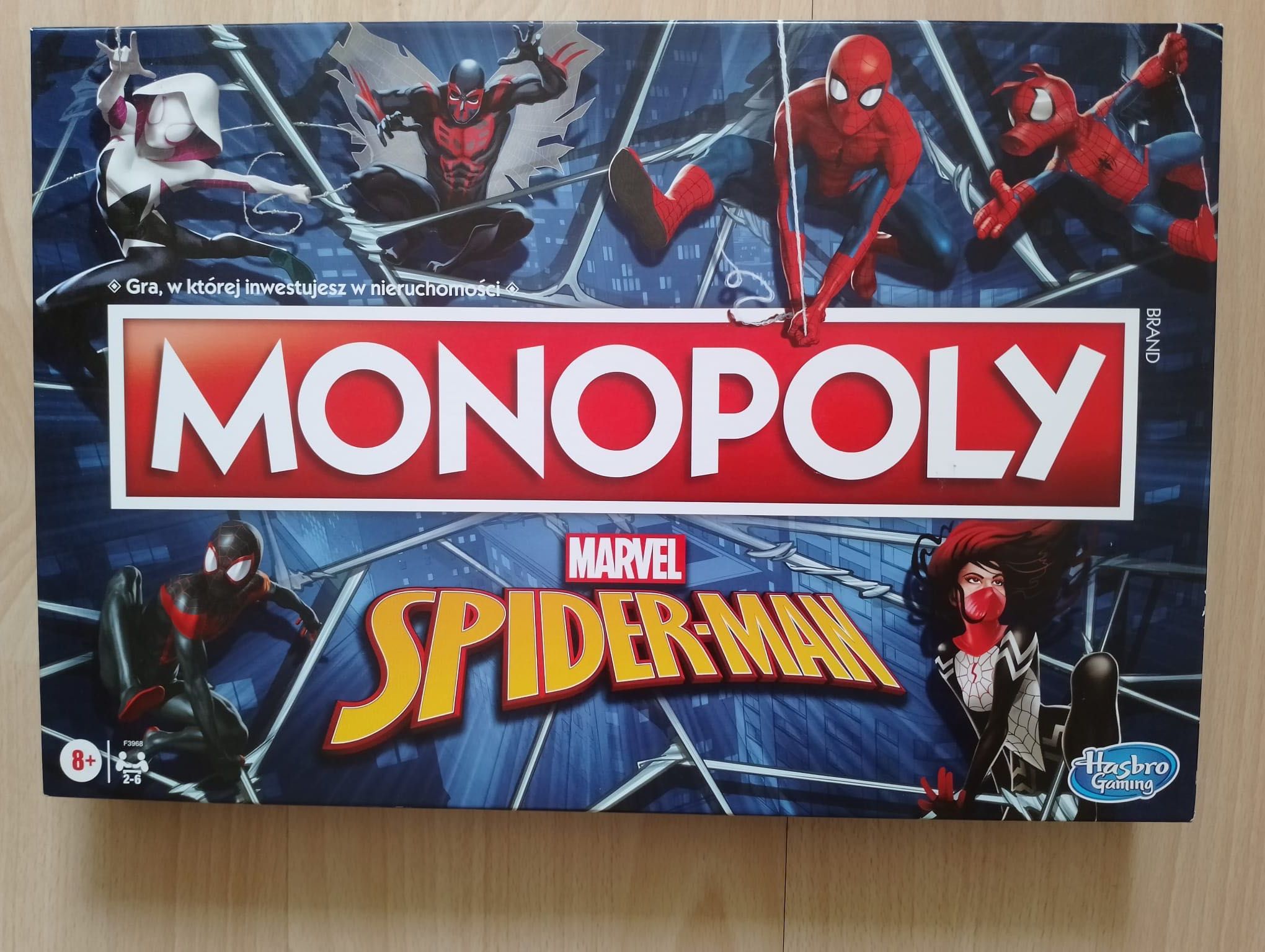 Monopoly spiderman jak nowa