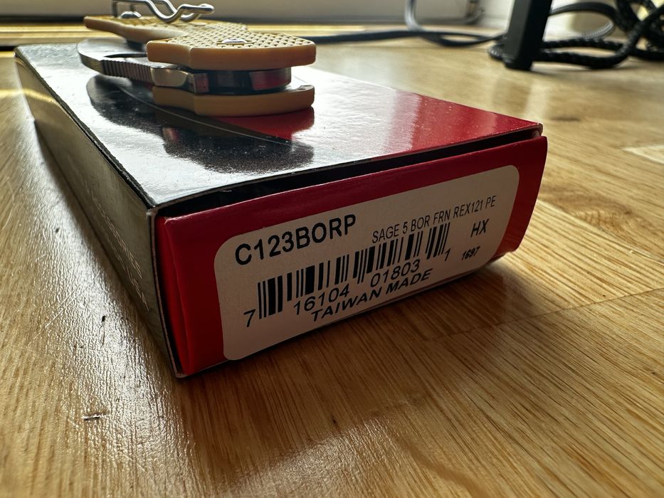 Nóż Spyderco Sage 5 stal CPM212 Rex jak nowy!