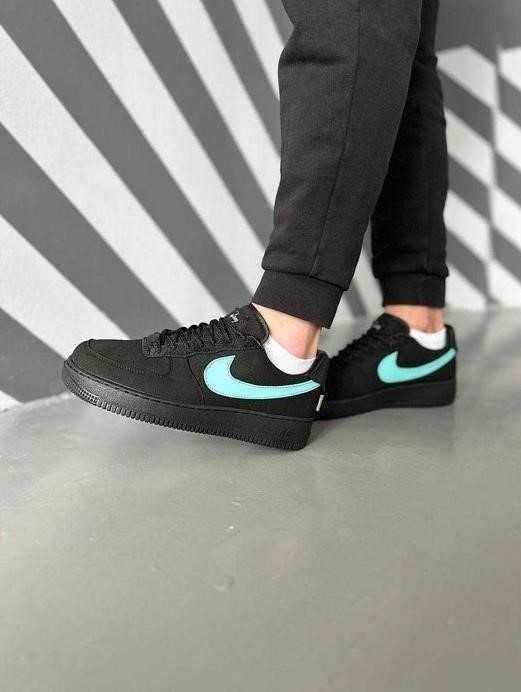 Мужские кроссовки Nike Air Force 1 Low Tiffany & Co 41-45 найк аир