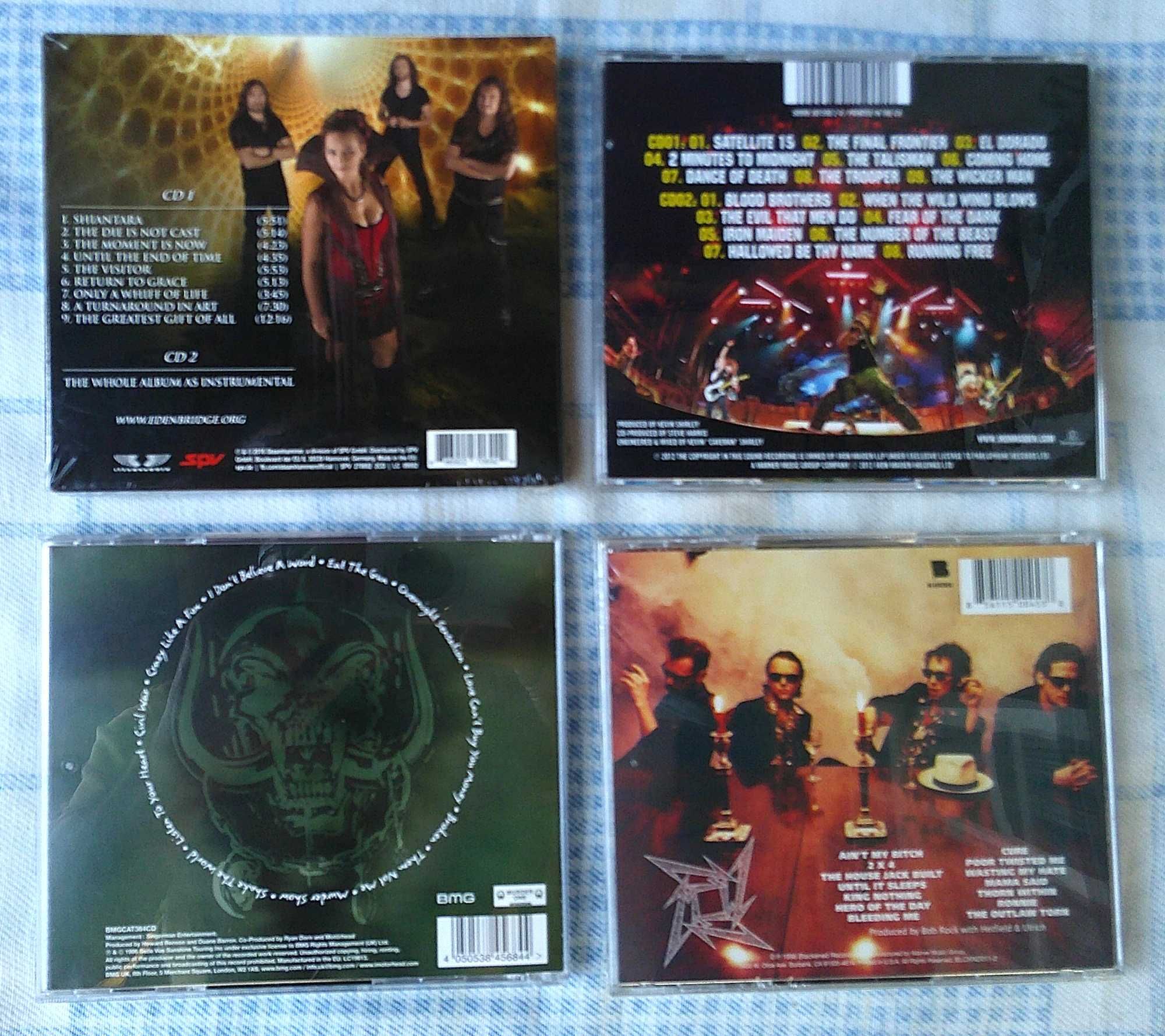 Iron Maiden, Motorhead, Metallica, Edenbridge...CD's!