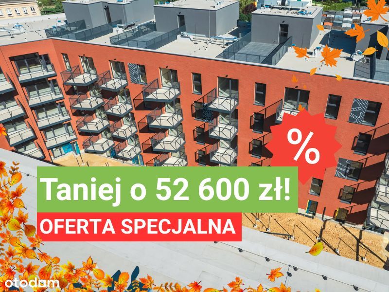 PROMOCJA,dwupoziomowe z pięknym tarasem 41 m2, gotowe w grudniu, Reden
