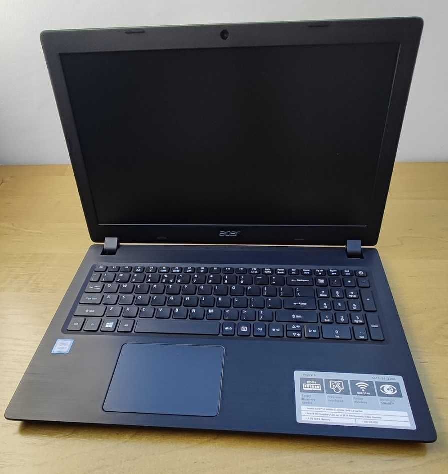 Prezent na komunię Laptop Acer Aspire 3 A315-51 serie 8GB szybki