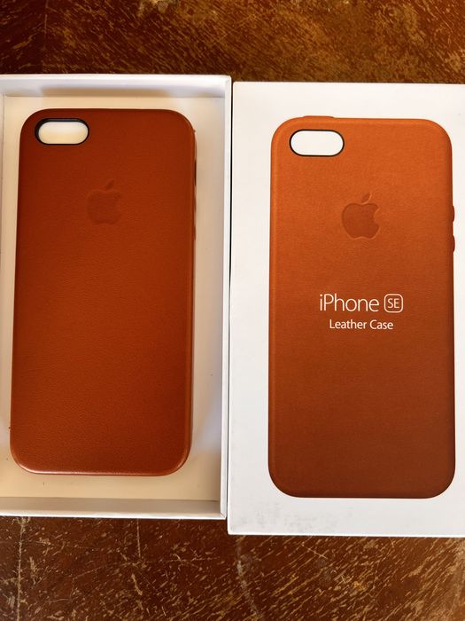 Capa iphone SE em pele Original Apple