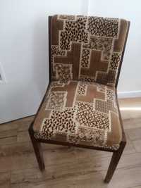 PRL 2 krzesła drewniane