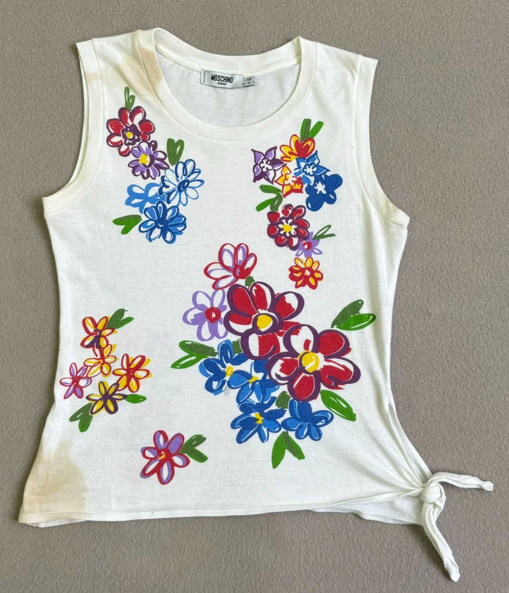 T-shirt Top Moschino Jeans Roz. 8