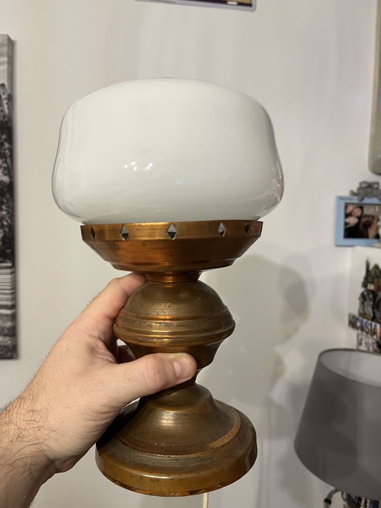 Lampka „ miedziana” prl